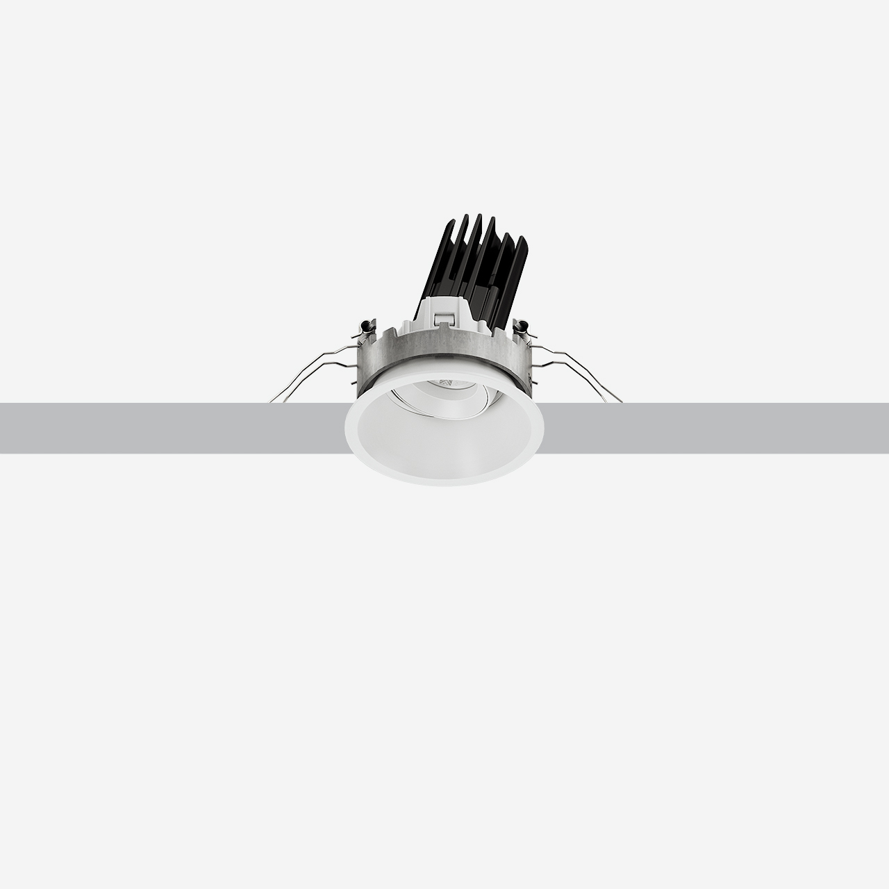 Laser Evo recessed ø 75 mm Double Adjustable