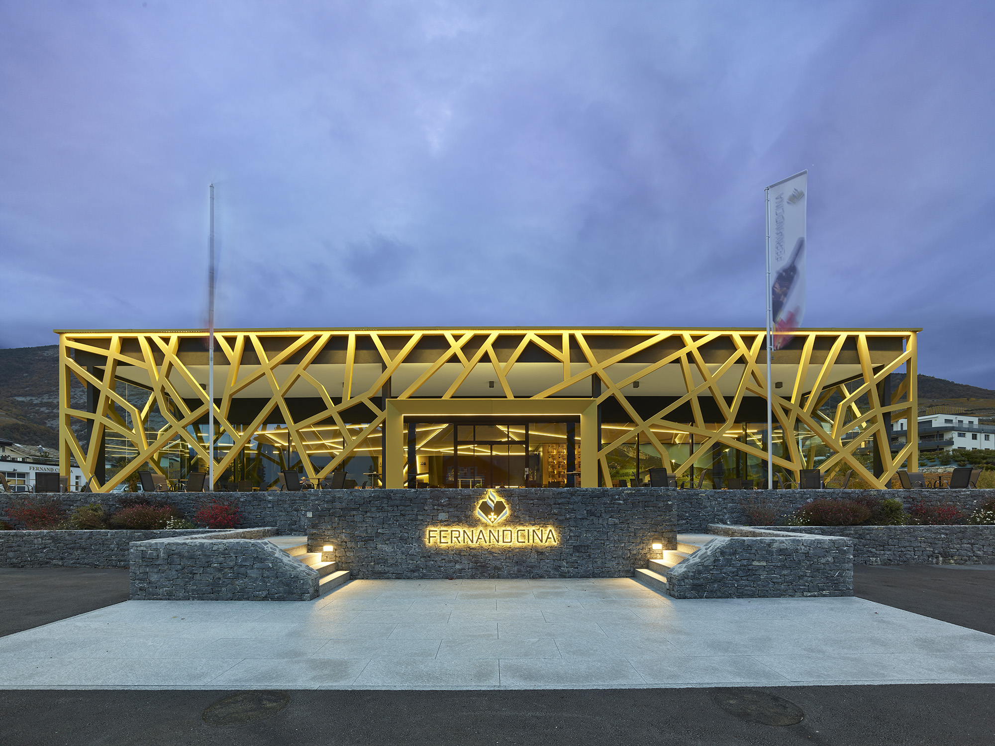 The Fernand Cina winery tasting complex